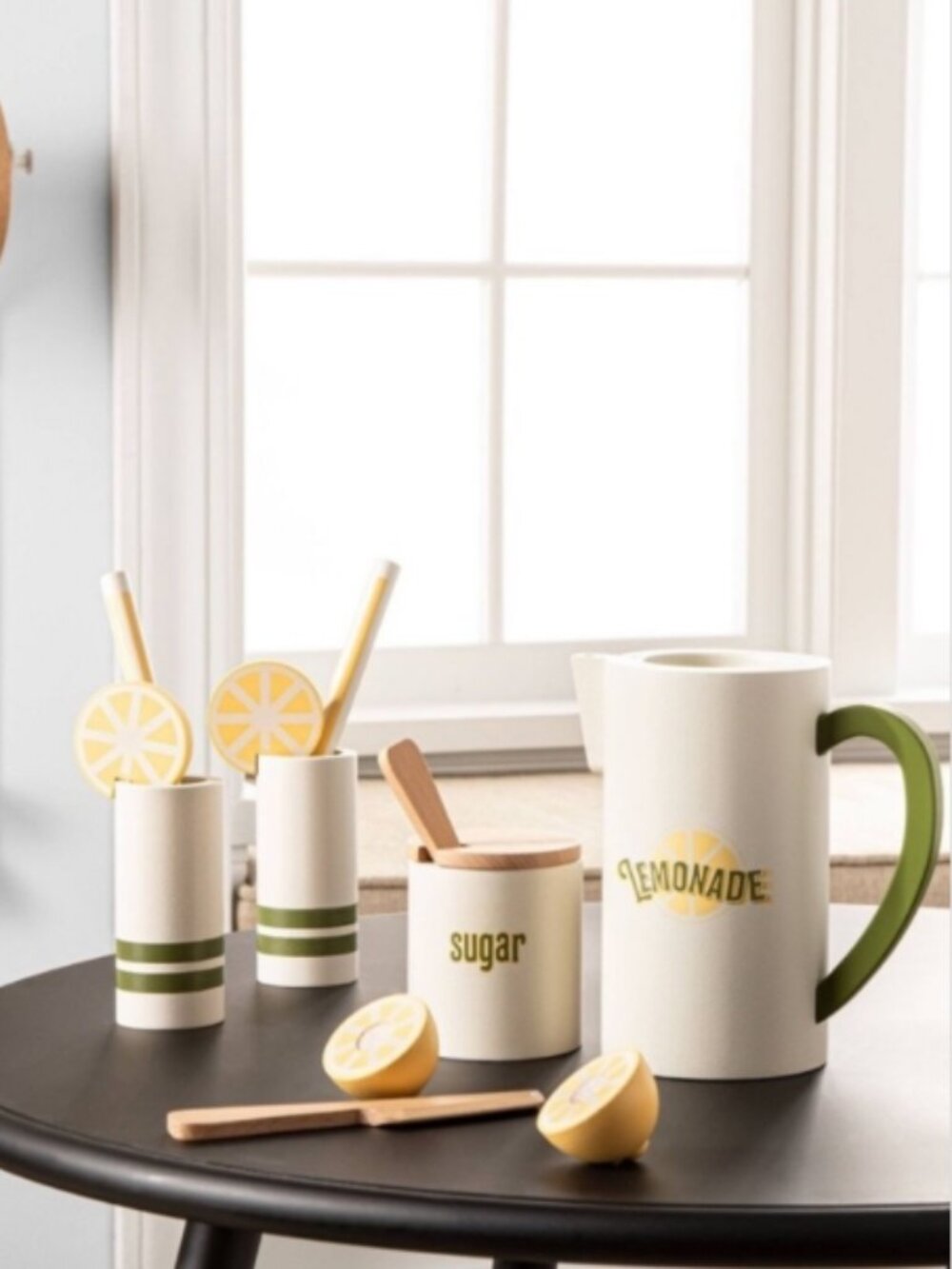 Hearth & Hand with Magnolia – Wood Lemonade Set (13‑Piece) - Picture 3 of 6
